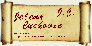 Jelena Čučković vizit kartica